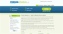 Desktop Screenshot of forumzdarma.cz